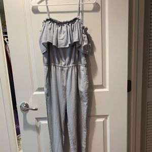 H&M Stripped Jumpsuit